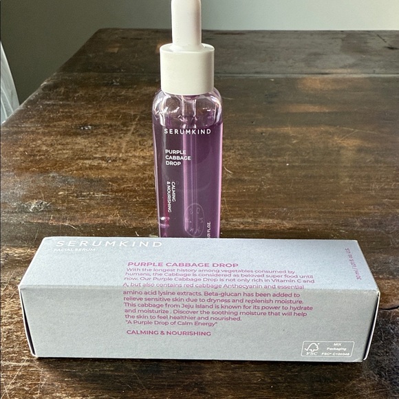 SerumKind- Purple Cabbage Drop Facial Serum with cabbage leaf extract - Picture 2 of 3